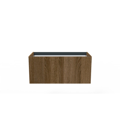 Arcqua ridge meuble de base 100x45.5x45cm 1 tiroir push to open mdf foiled oak cafe