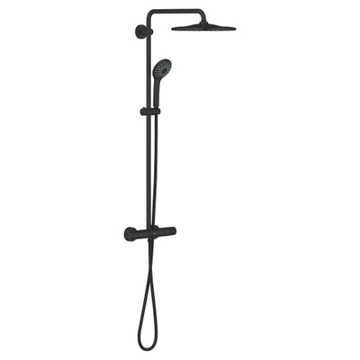 Grohe Vitalio Joy Shower System Système de douche - avec robinet thermostatique - noir mat