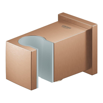 GROHE Euphoria Cube wandaansluitbocht met wandhouder brushed warm sunset OUTLETSTORE