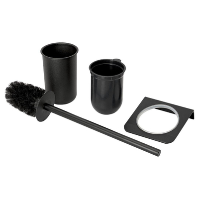 Haceka Redefine Toiletborstelset aluminium Mat Zwart