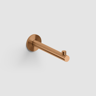 Clou Kaldur porte-rouleau de papier toilette droit bronze brossé PVD