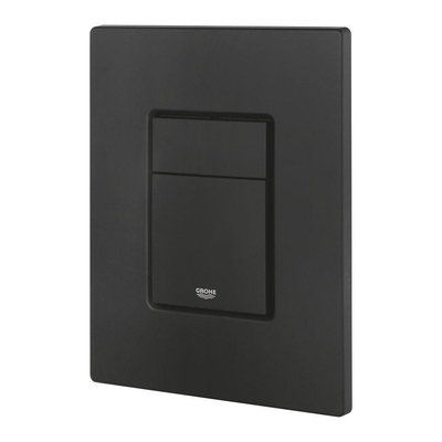 Grohe Even Bedieningsplaat - dualflush - 2 knops - matte black (mat zwart)