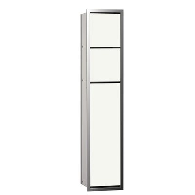 Emco Asis 150 module de WC encastrée chrome/blanc