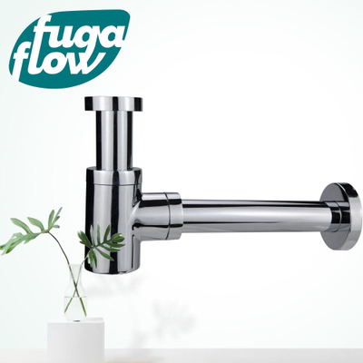 FugaFlow Efficiente Sobrado verlaagd sifon chroom -