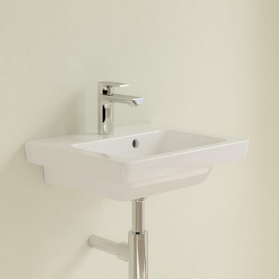 Villeroy & Boch Subway 2.0 lave-mains dessous meulé 50x40cm - inclus trou de robinet avec trop-plein