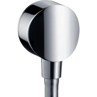 Hansgrohe Raindance select e 300 2jet hoofddouche wand + Hansgrohe Croma Select E PorterS badset + Axor Fixfit muuraansluitbocht chroom SHOWROOMMODEL OUTLETSTORE