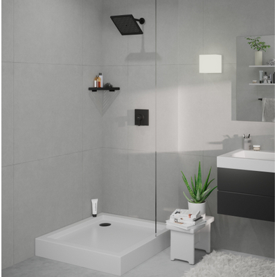 Hansgrohe Crometta e - hoofddouche 240 - 1jet - mat zwart