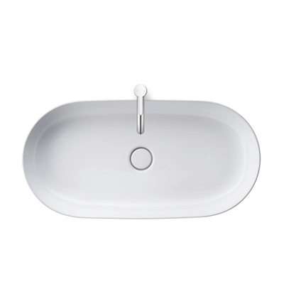 Duravit Luv Opzetwastafel - 80 x - 40cm - zonder kraangat - glans wit
