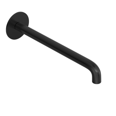 Hotbath Cobber Uitloop lengte 25 cm - PVD - geborsteld zwart