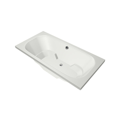 Xenz Tanga Baignoire duo - 180x90x51 - bonde centrale - acrylique - blanc mat