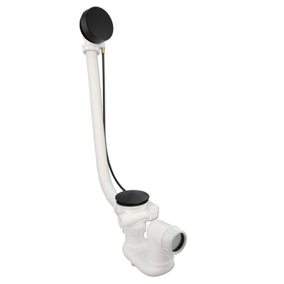 Xenz vidange de baignoire et combinaison de trop-plein noir mat