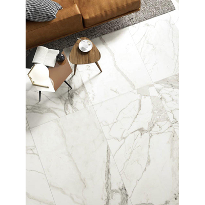 Vtwonen Classic Carrelage sol 74x148 cm look marbre white mat