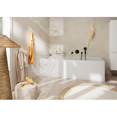 Hansgrohe Tecturis baduitloop mat zwart