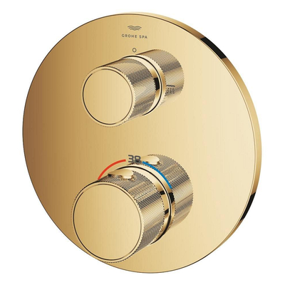 Grohe Atrio private collection Mitigeur douche thermostatique avec inverseur cool sunrise (or)