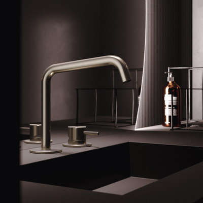 Hotbath Archie Mitigeur de lavabo 2 trous sans bonde IX INOX316