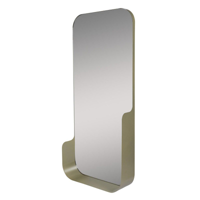 Haceka Pekodom spiegel met planchet – 40x90 cm – metalen frame – Goud