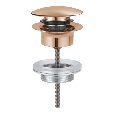 Grohe Afvoergarnituur - push-open - brushed warm sunset (koper)