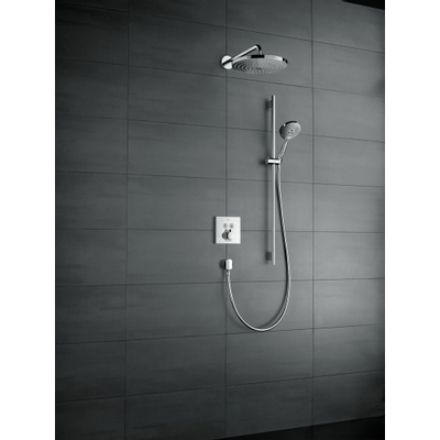 Hansgrohe Raindance select ensemble barre coulissante 90cm avec douchette main blanc-chrome