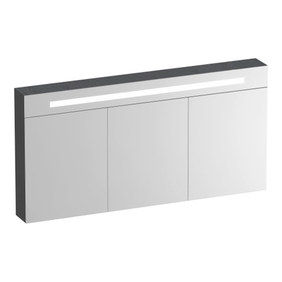 BRAUER Promise Deluxe armoire de toilette – 139 x 70 x 15 cm – LED directe en haut – Timber Grey