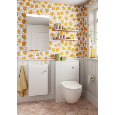 Crosswater Alo Meuble sous vasque - 40x22cm - blanc mat