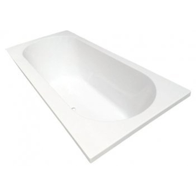 Xellanz Portus RD inbouw duo ligbad 180x80x49 cm acryl glans wit