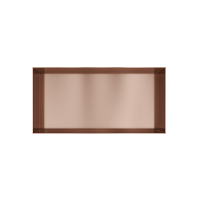 Hotbath &MORE Inbouwbox of inbouwnis - 30x60x10 - frameless - PVD - geborsteld koper
