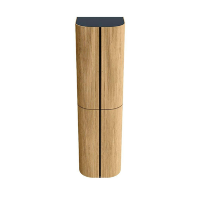 MONDIAZ KURVE 160cm kolomkast kleur Oak met 4 deuren