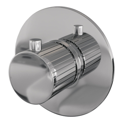 BRAUER Stripe Inbouwthermostaat - inclusief inbouwdeel - chroom