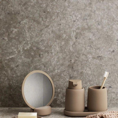 Blomus Sono Planchet - hoogte 2,5cm - breedte 10cm - lengte 19cm - Tan