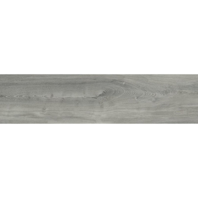 Baldocer Ceramica Belfast wand- en vloertegel - 29.5x120cm - 9.5mm - Rechthoek - gerectificeerd - Houtlook - Grijs Mat