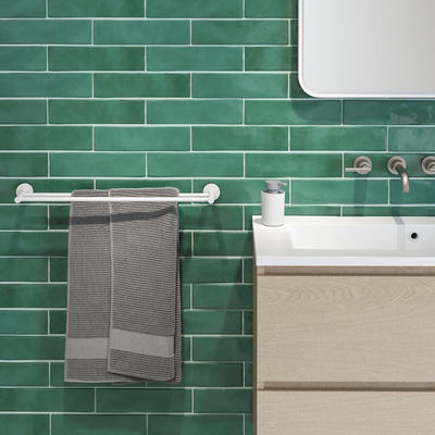 Tiger Urban Porte-serviettes double 60 cm Blanc