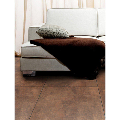 Terravito Copuro carreau mural et sol - 30x60cm - 9mm - Rectangle - rectifié - effet béton - Rouille mat