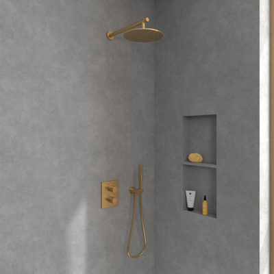 Villeroy & Boch Universal Showers hoofddouche - 25cm - Rond - Brushed Gold (goud)