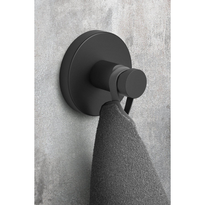 Zack SCALA Handdoekhaak - 6x5cm - enkel - zwart