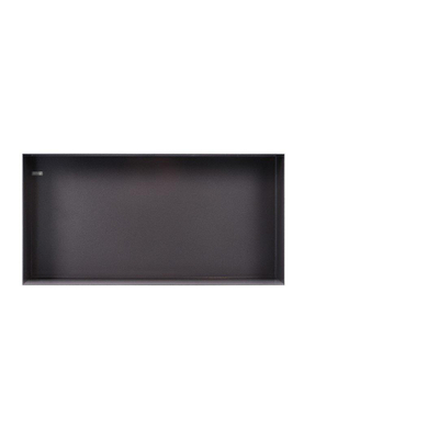 Looox Colour BoX niche encastrée - 60x30x10cm - acier inoxydable anthracite mat