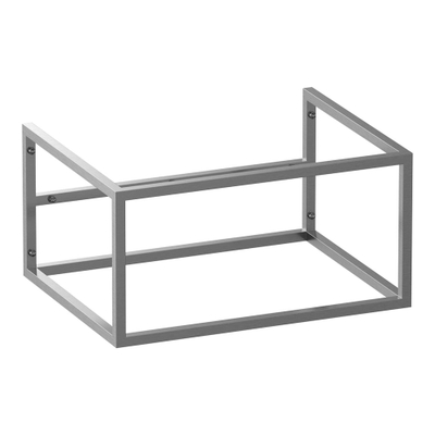 BRAUER Believe cadre - 59x30x45.5cm - sans plaque de fond aspect inox brossé