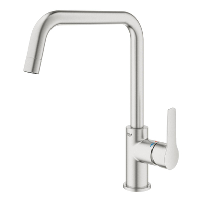 Grohe Start Keukenkraan - hoog - draaibare uitloop - Supersteel (RVS)