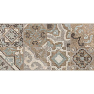 SAMPLE Terravito Sigillo wand- en vloertegel - 29.6x59.5cm - 8mm - gerectificeerd - Betonlook - Bruin