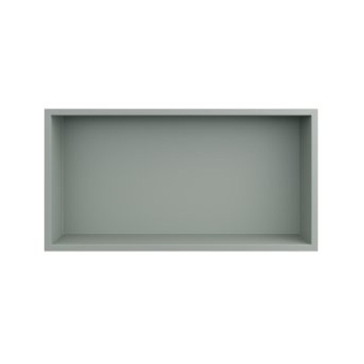 Looox Storage Collection Inbouwnis - 60x30x7cm - flens - matt soft green