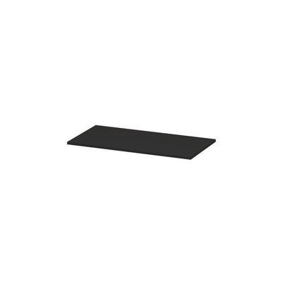 INK Topdeck Wastafelblad - 90x45x2cm - tbv onderkast - MDF lak - Mat zwart