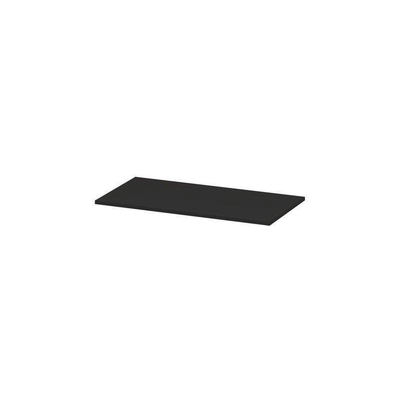 INK Topdeck Wastafelblad - 90x45x2cm - tbv onderkast - MDF lak zwart mat
