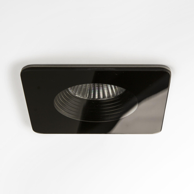 Astro Vetro Square LED 6W 3000K inbouwspot zwart 9x7.5cm IP65 aluminium A