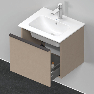 Duravit D-Neo wastafelonderkast 51x44x40.2cm 1 lade Linnen Mat