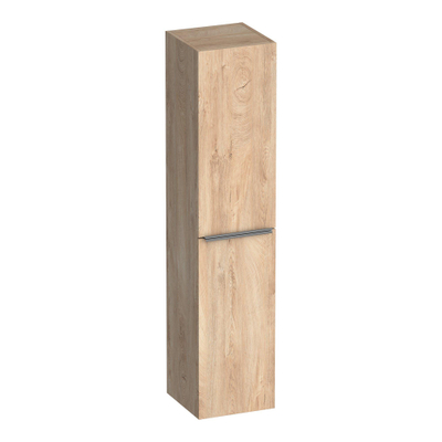 BRAUER Elevate armoire de salle de bains - 160x35x35cm - sans poignées rapportées - 2 portes - ouverture à gauche ou à droite - Forest Wheat