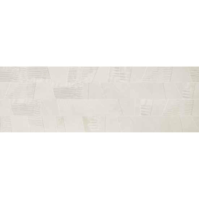 Douglas & jones sense decor strip 20x120cm 9.5mm frost proof rectified blanc matt