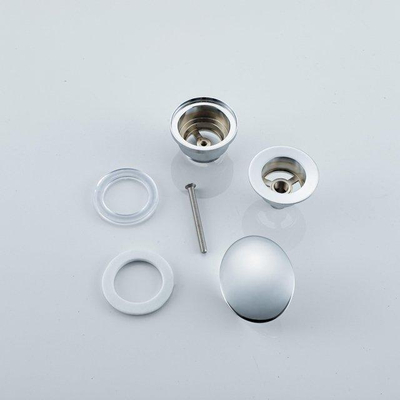 FugaFlow Efficiente Bouchon de vidange à clapet - toujours ouvert - chrome