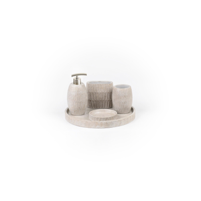 Ideavit Pick Set d'accessoires 5 éléments Concrete Beige