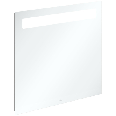 Villeroy & Boch More to see 14 More To See spiegel - met geïntegreerde LED verlichting horizontaal - 3 voudig dimbaar - 80x75x4.7cm - glans zilver