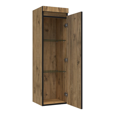 BRAUER Joy Edge badkamerkast - 120x35x35cm - 1 deur - rechtsdraaiend - greeploos - Chateau