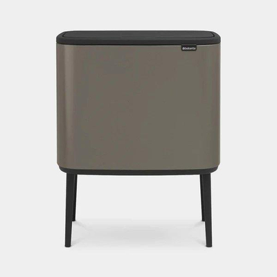 Brabantia Bo Touch Bin Afvalemmer - 36 liter - kunststof binnenemmer - platinum